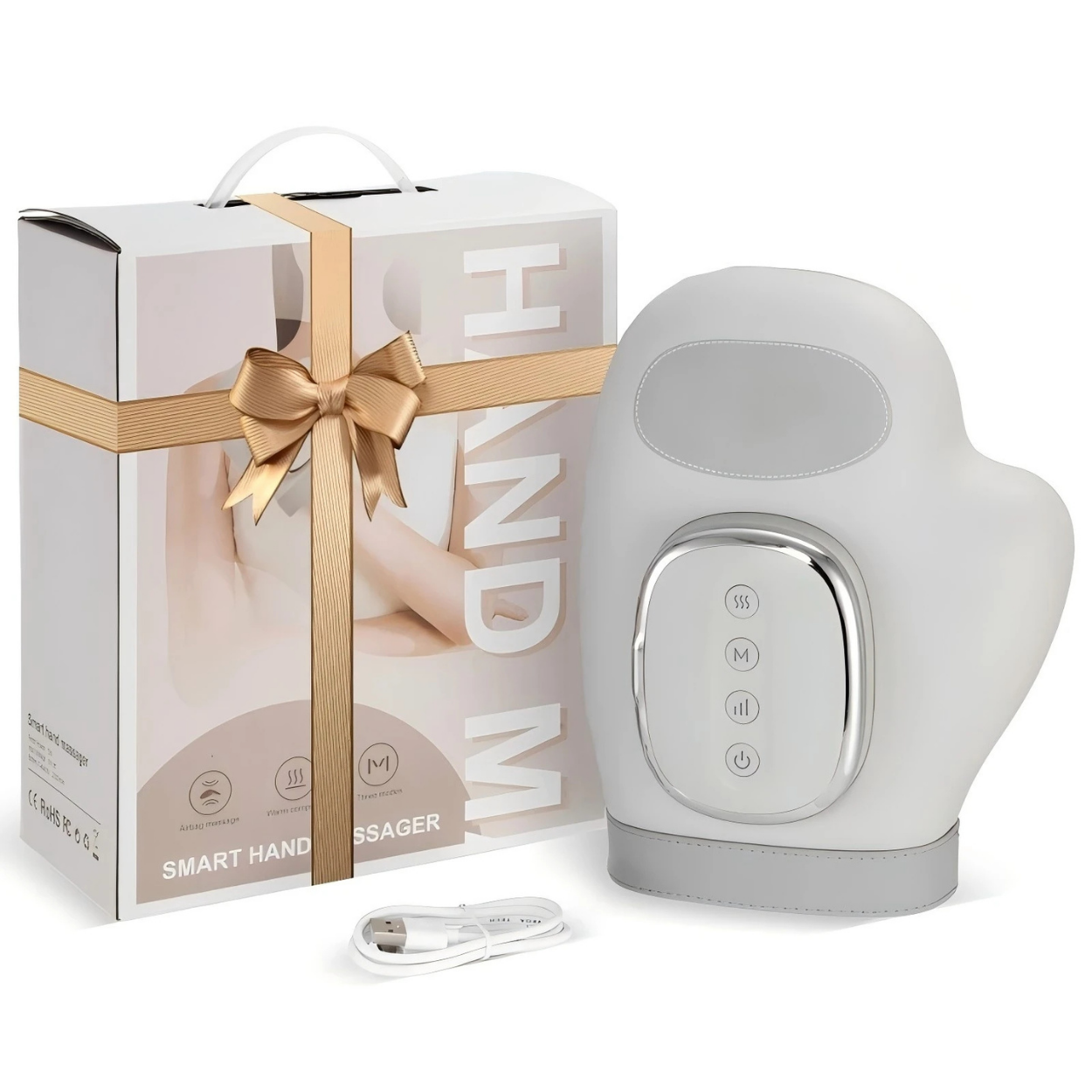 Masajeador de manos eléctrico con calor para aliviar las articulaciones