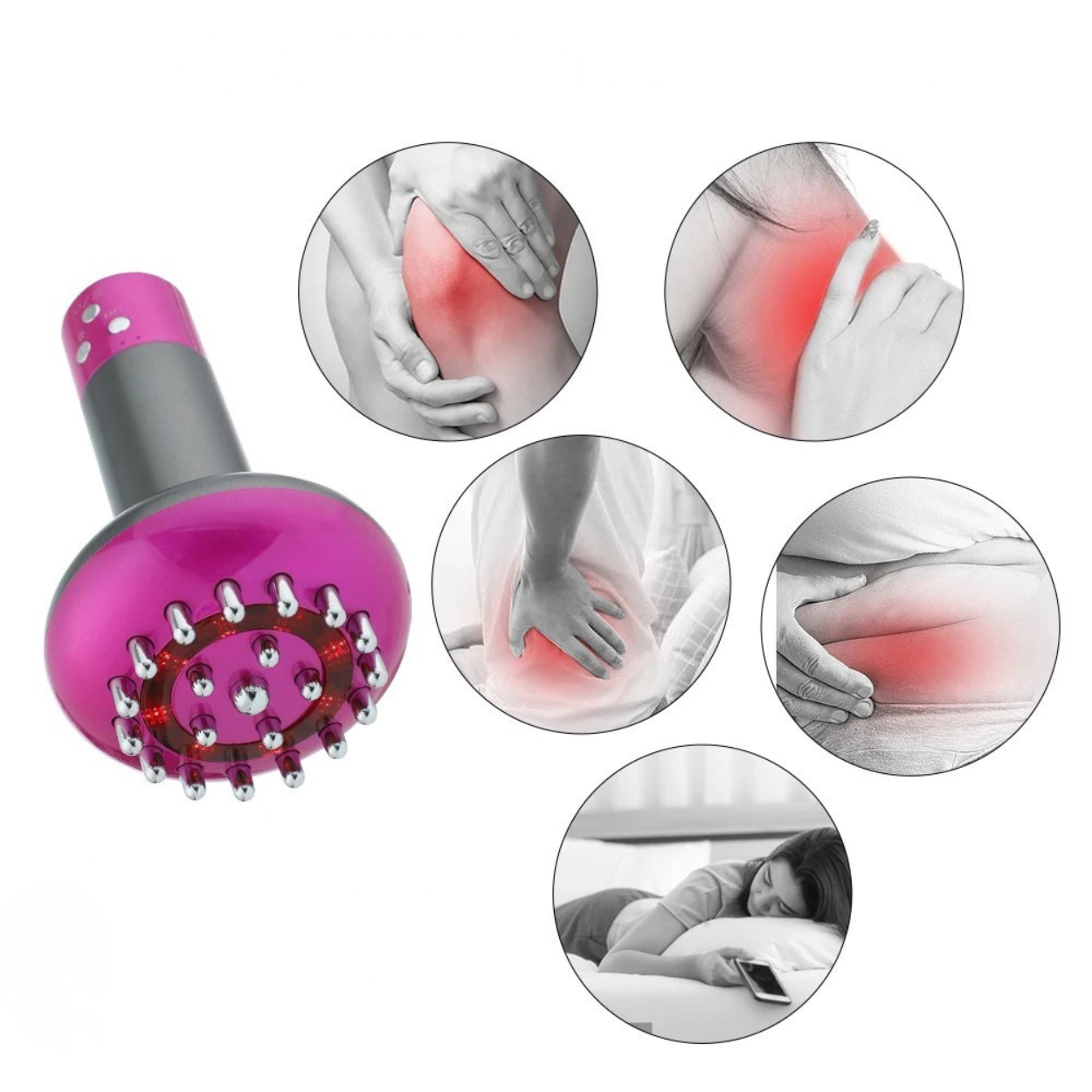 Masajeador Corporal 6 Funciones Inteligente y Ergonómico