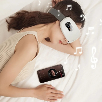 Masajeador Ocular Electrónico con Bluetooth y Función de Masaje