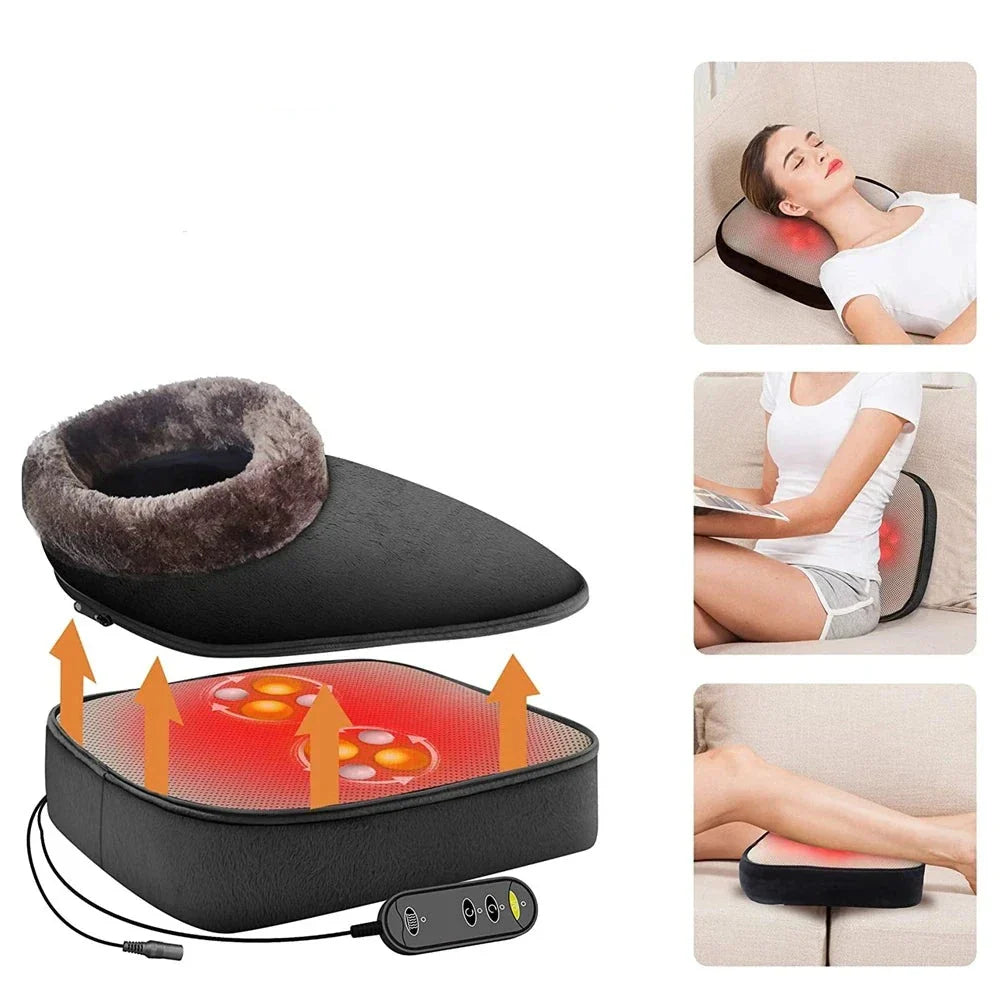 Masajeador Eléctrico Calefactable Shiatsu para Pies