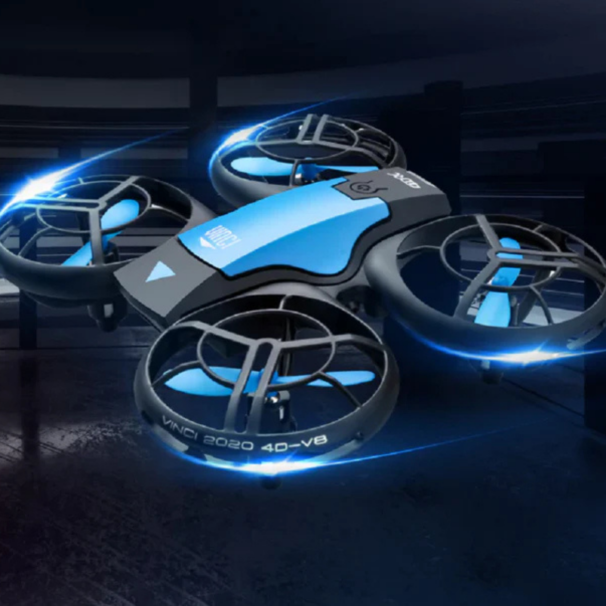 Dron Plegable 4K WiFi FPV con Cámara HD y Estabilizador