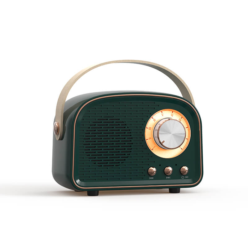 Altavoz Bluetooth Retro Elegante Sonido Inmersivo