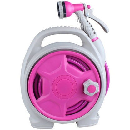 Manguera de Riego Compacta con Carrete y Pistola Universal