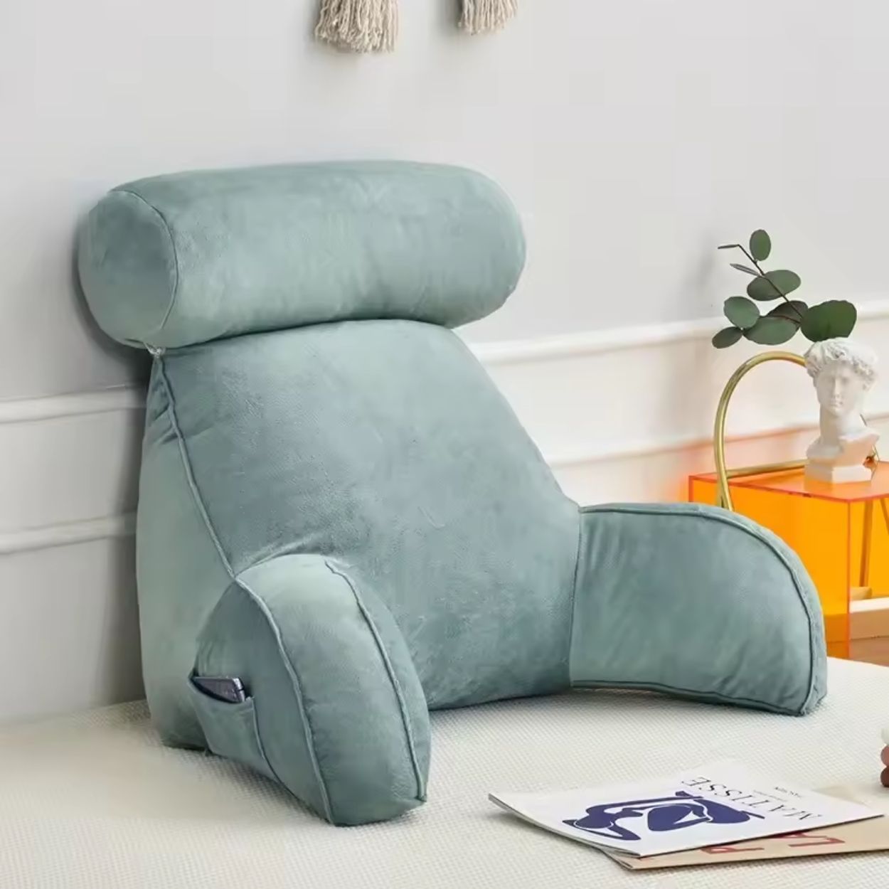 Almohada de Lectura Ergonómica con Memoria de Forma