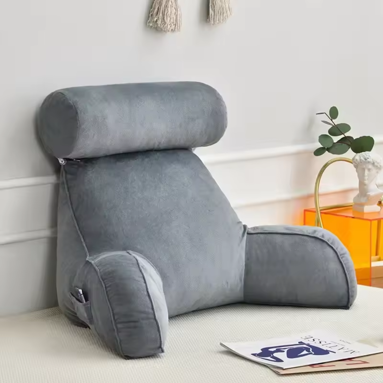 Almohada de Lectura Ergonómica con Memoria de Forma
