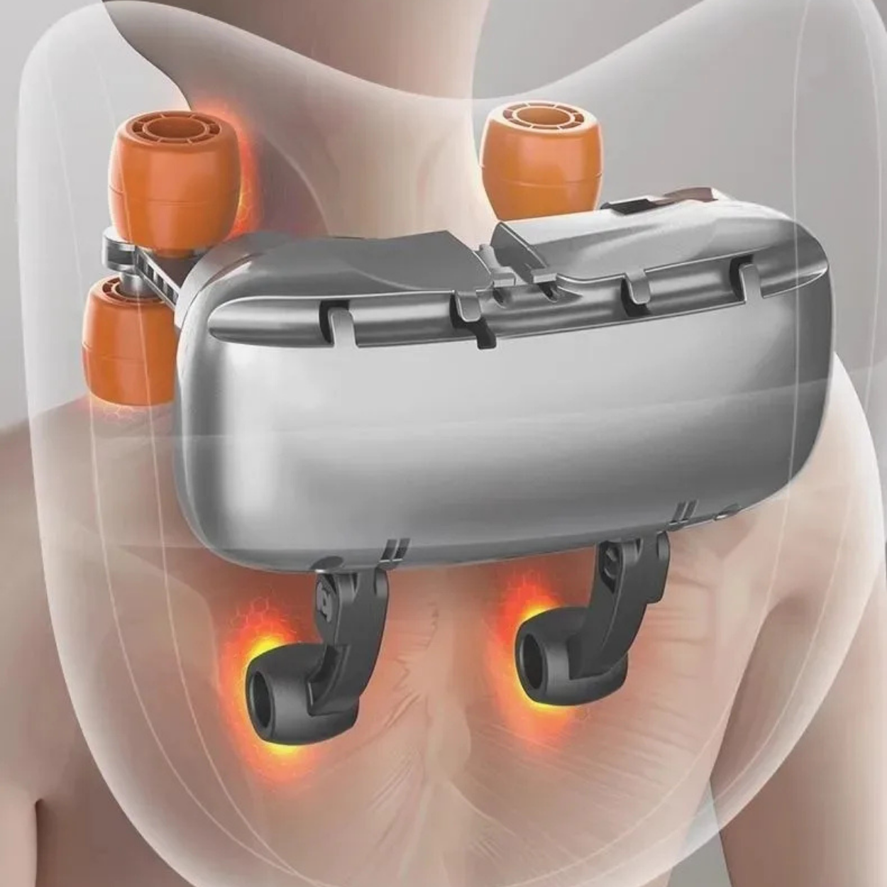 Almohada de Masaje Eléctrica Calefactora para Espalda y Piernas