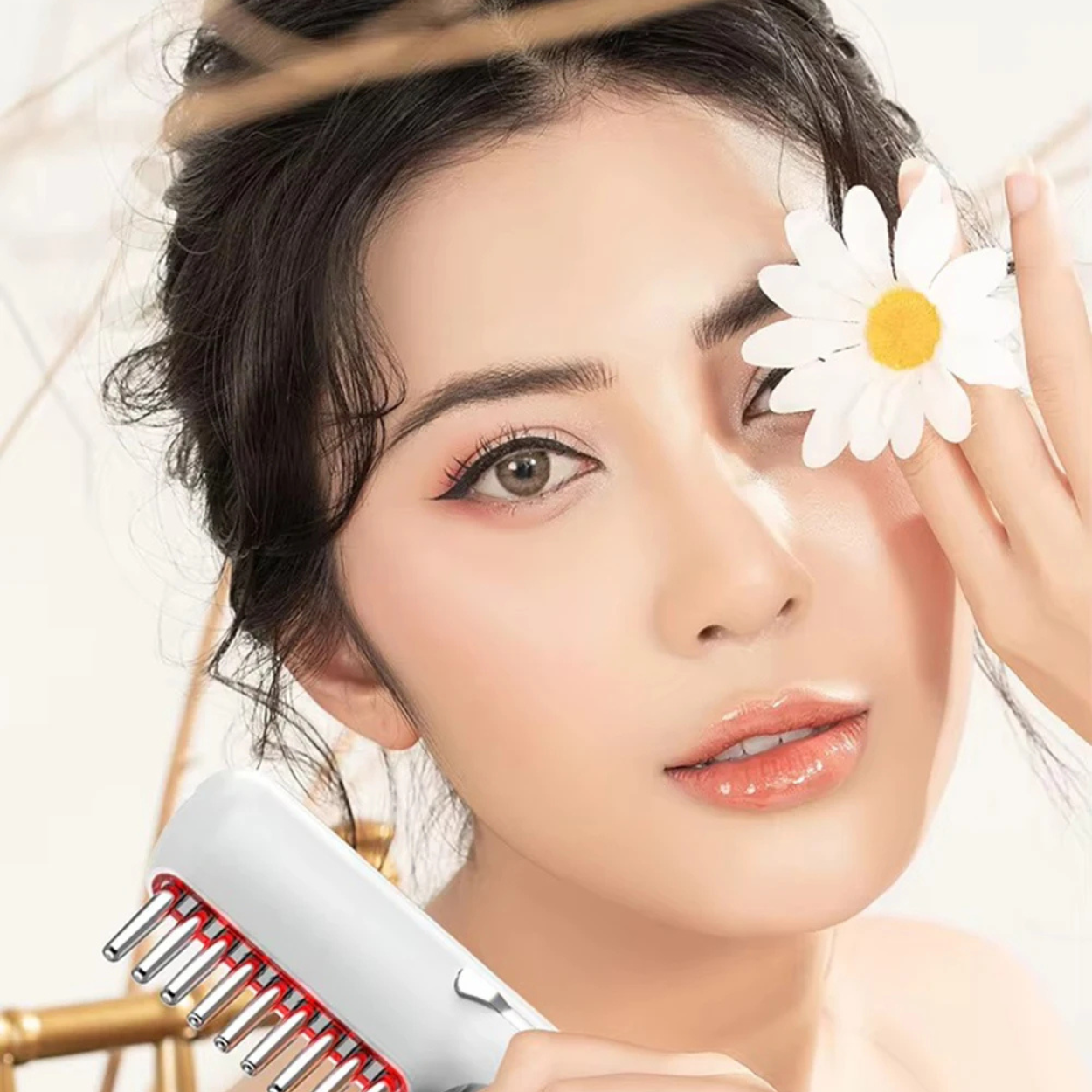 Peine Antiestático para Cabello con Ionizador