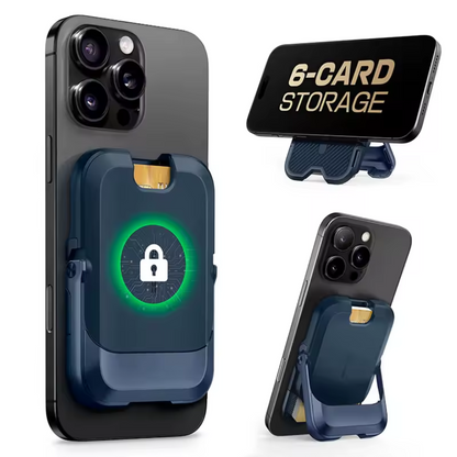 Cartera Magnética para iPhone con 6 Ranuras para Tarjetas