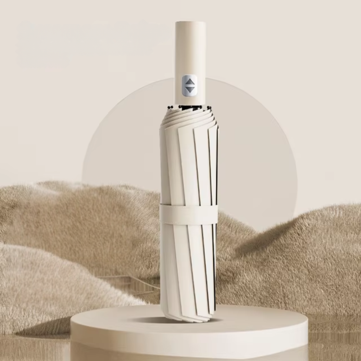 Paraguas Compacto Impermeable y Protector UV