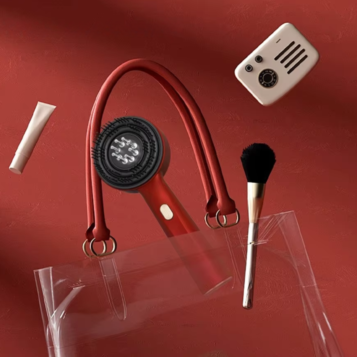 Peine Eléctrico de Masaje para Cuero Cabelludo Relajante