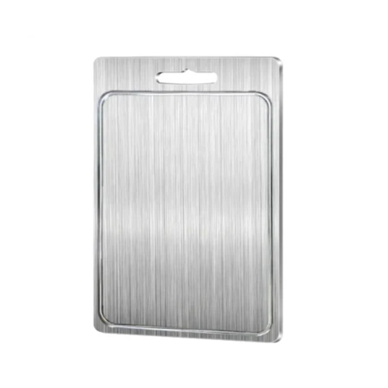 Tabla de Cortar de Cocina de Acero Inoxidable Doble Cara Higiénica