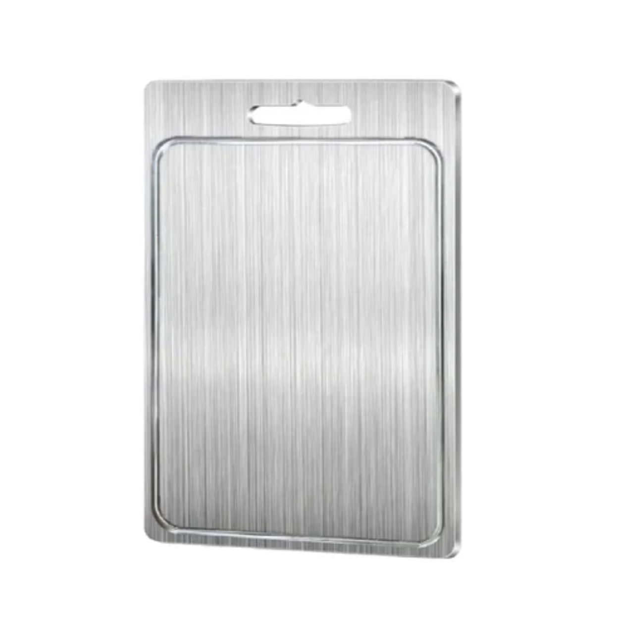 Tabla de Cortar de Cocina de Acero Inoxidable Doble Cara Higiénica