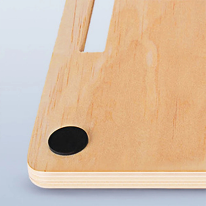 Tabla de Inclinación Ajustable de Madera para Estiramiento y Fortalecimiento Muscular