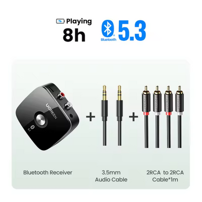 Receptor de Audio Bluetooth de Alta Velocidad con Reproductor USB