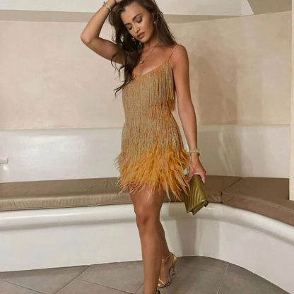 Vestido de Noche Elegante Rojo