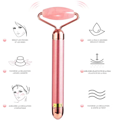 Rodillo Facial Masajeador Anti-Edad 5 en 1