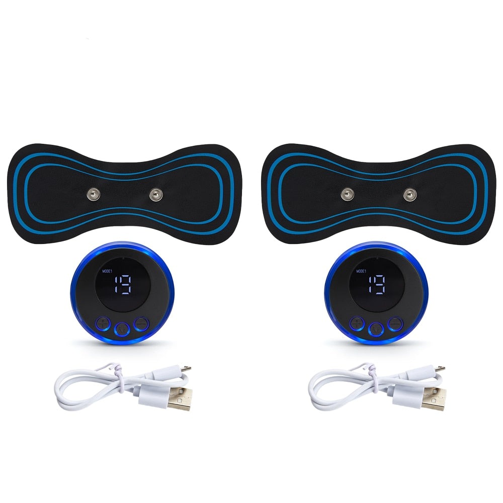 Masajeador de cuello eléctrico portátil - Aliviador de tensiones cervicales