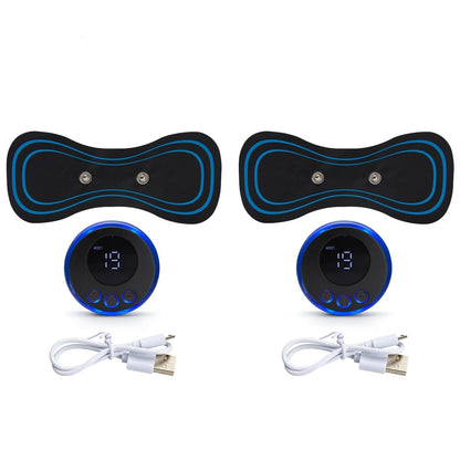 Masajeador de cuello eléctrico portátil - Aliviador de tensiones cervicales