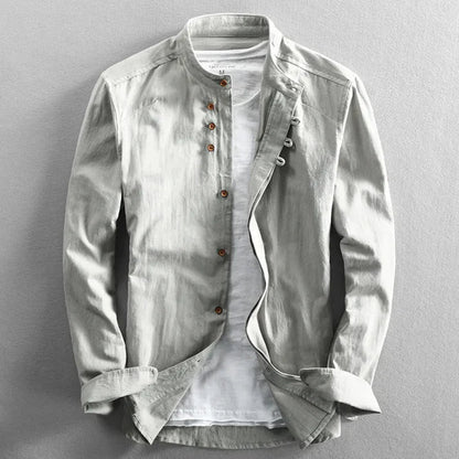 Camisa Japonesa para Hombre con Estampado de Dragón