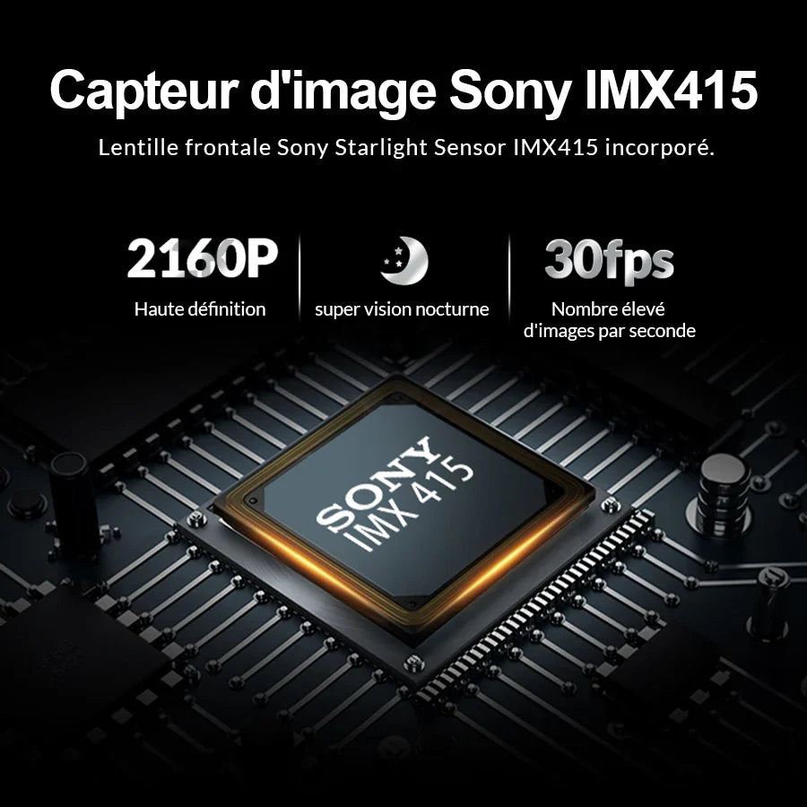 Espejo Retrovisor con Cámara 4K que Incluye GPS y Grabación