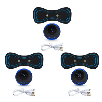 Masajeador de cuello eléctrico portátil - Aliviador de tensiones cervicales