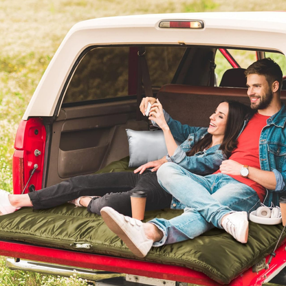 Saco de Dormir para 2 Personas 4 Estaciones Impermeable y Calefactor
