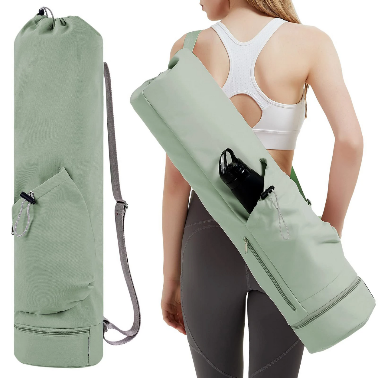 Bolsa Deportiva con Compartimento para Botella de Agua