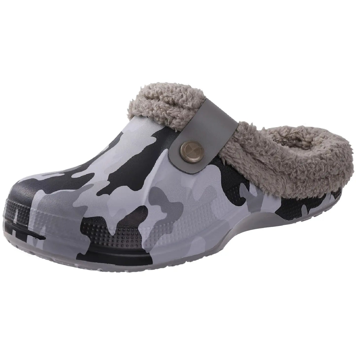 Pantuflas unisex antideslizantes de piel cálida