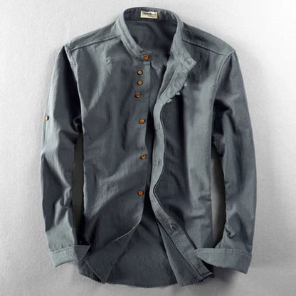 Camisa Japonesa para Hombre con Estampado de Dragón