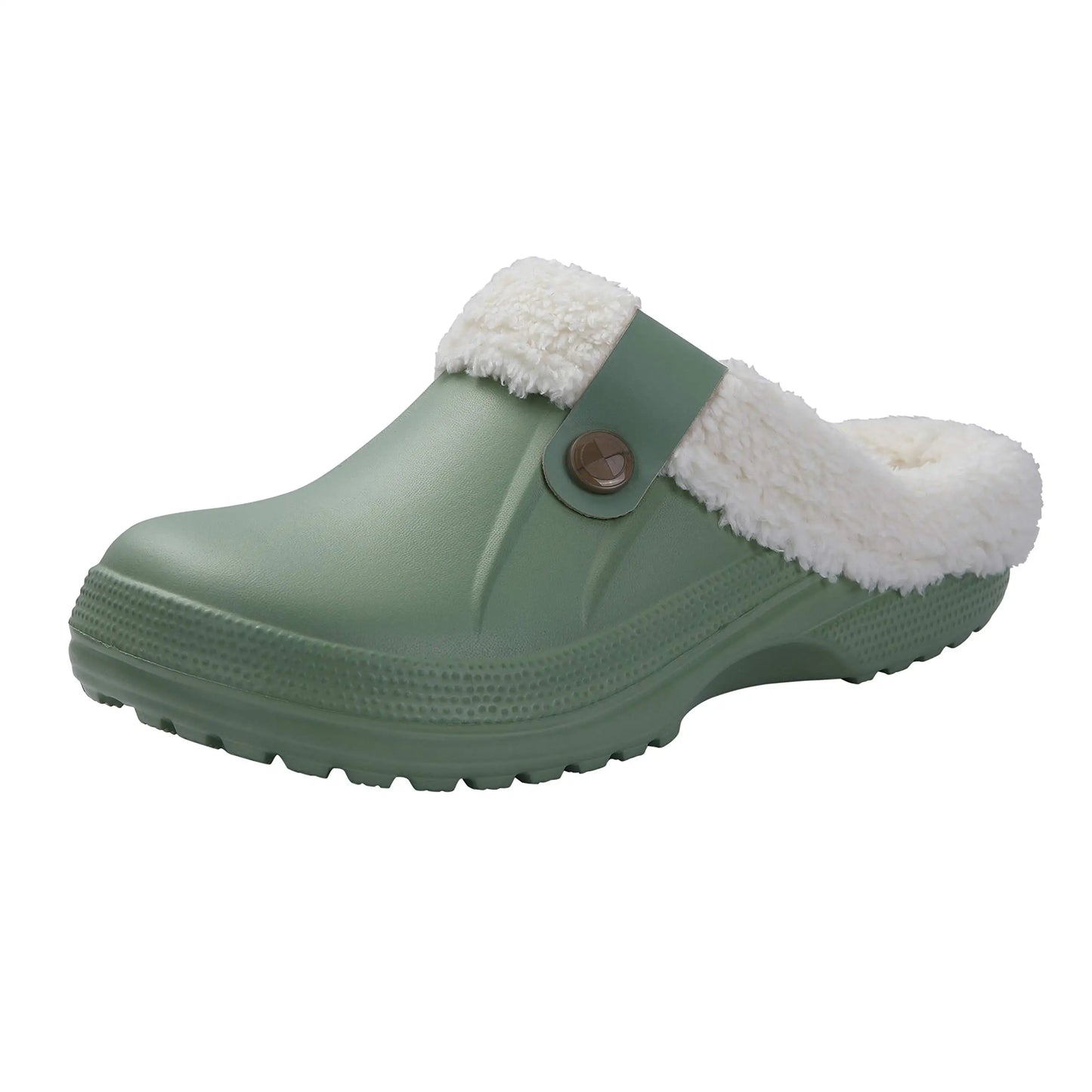 Pantuflas unisex antideslizantes de piel cálida