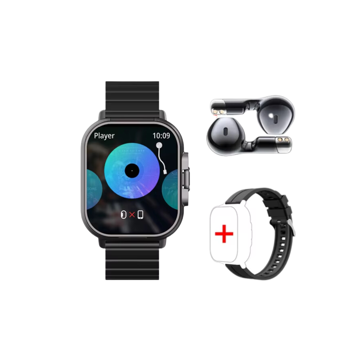 Reloj Inteligente con Auriculares Bluetooth Integrados