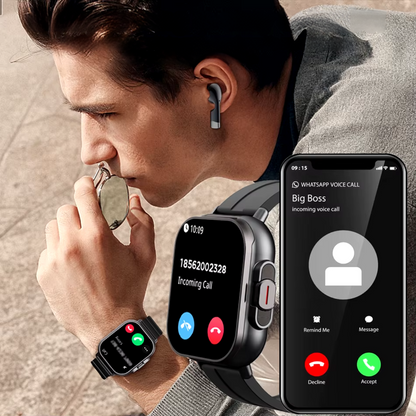 Reloj Inteligente con Auriculares Bluetooth Integrados