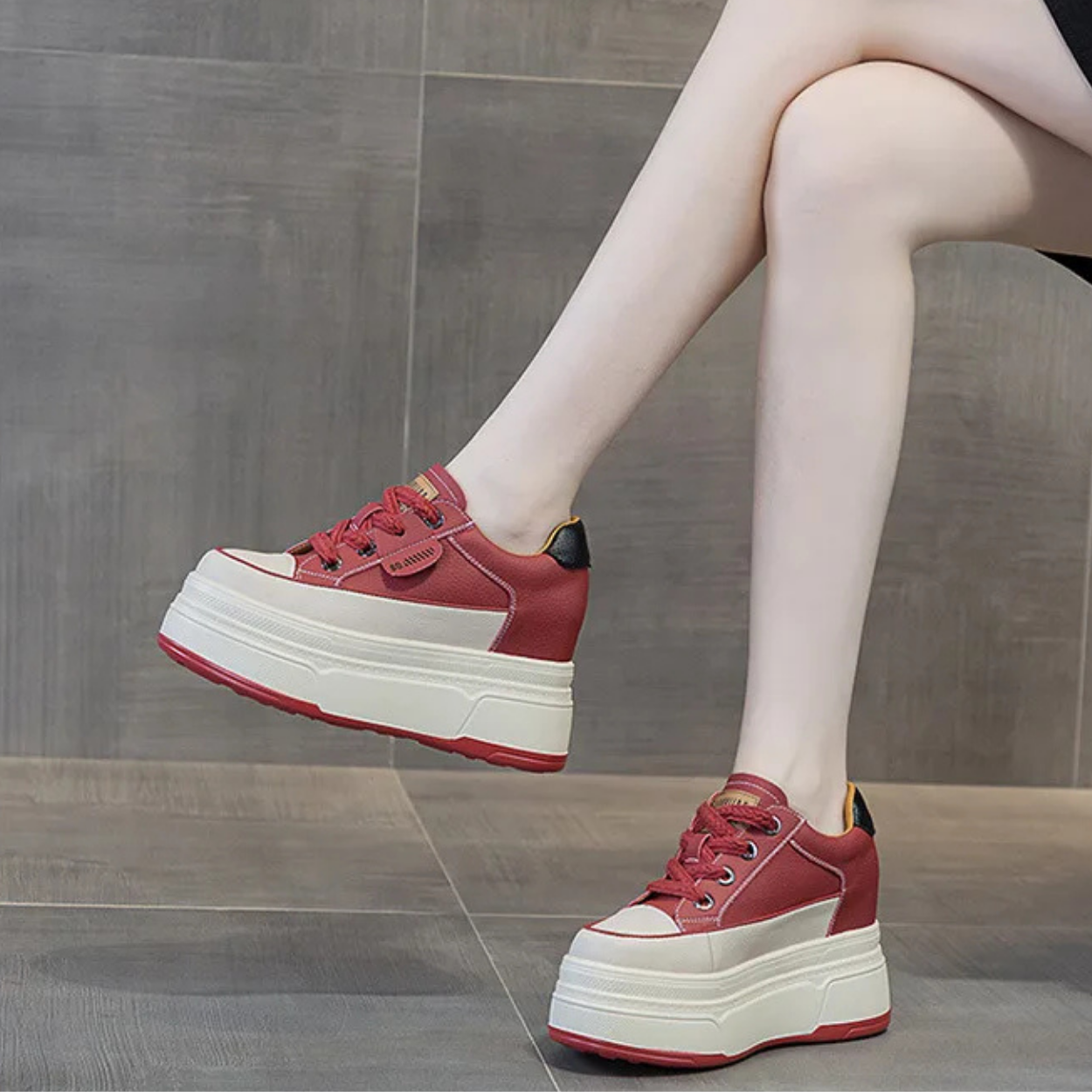 Zapatos con Plataforma Elevadora 9 cm para Mujer Moderna