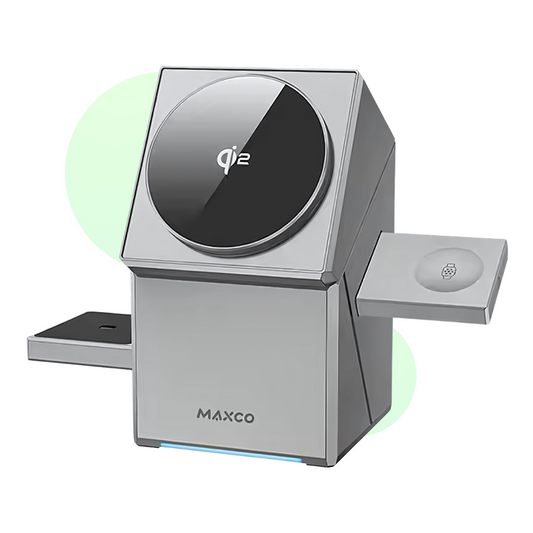 Chargeur Sans Fil 3 en 1 Magnétique Qi pour Téléphone - Marcherelle