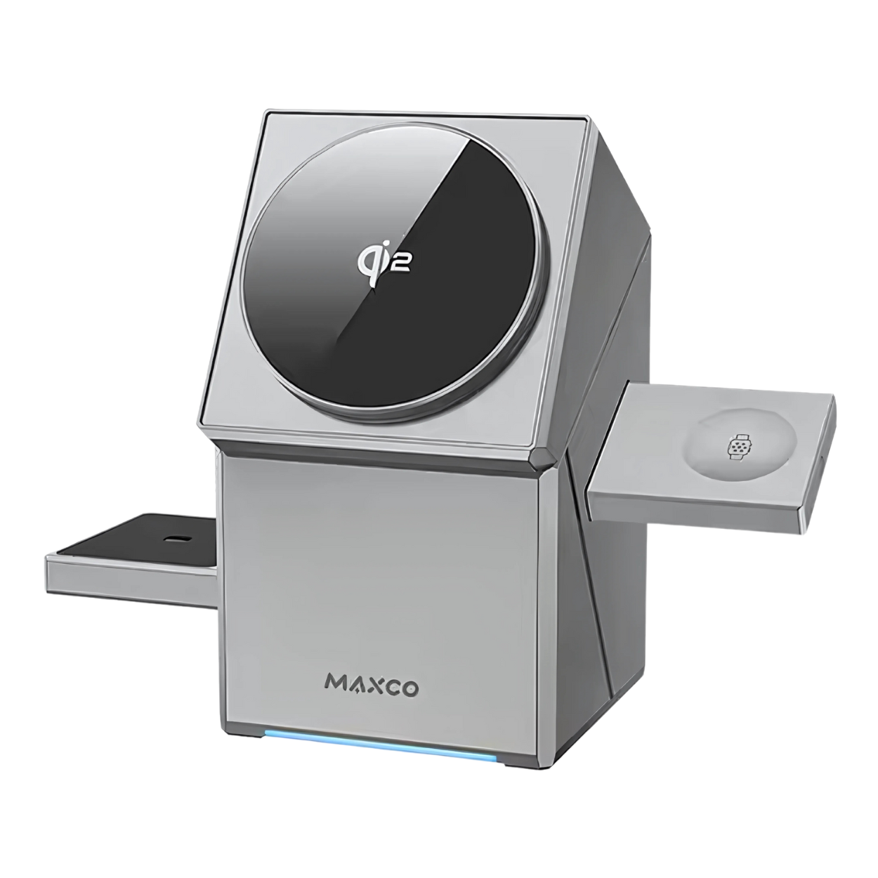 Cargador Inalámbrico Magnético Qi 3 en 1 para Teléfono