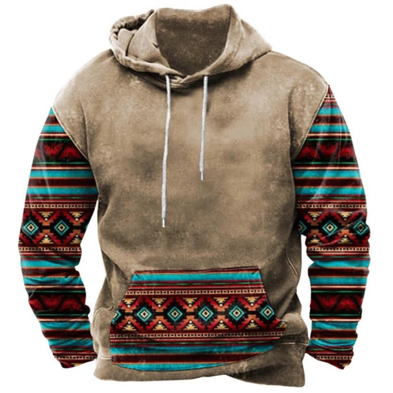 Sudadera con Capucha Streetwear Estampada, Colorida y Cómoda