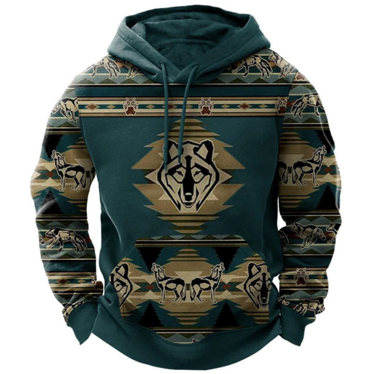 Sudadera con Capucha Streetwear Estampada, Colorida y Cómoda