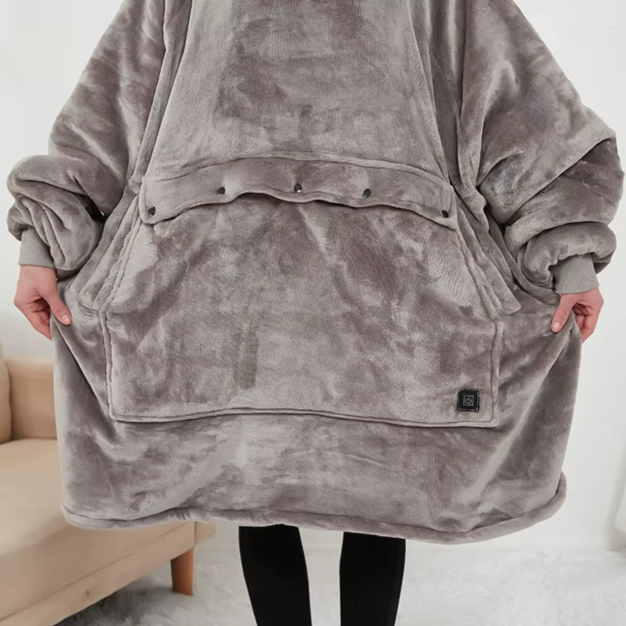 Sudadera con Capucha Eléctrica Calefactable con Calefacción USB