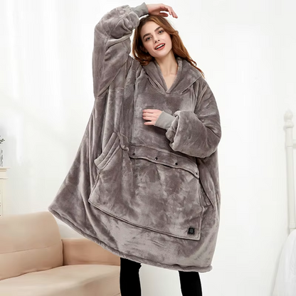 Sudadera con Capucha Eléctrica Calefactable con Calefacción USB