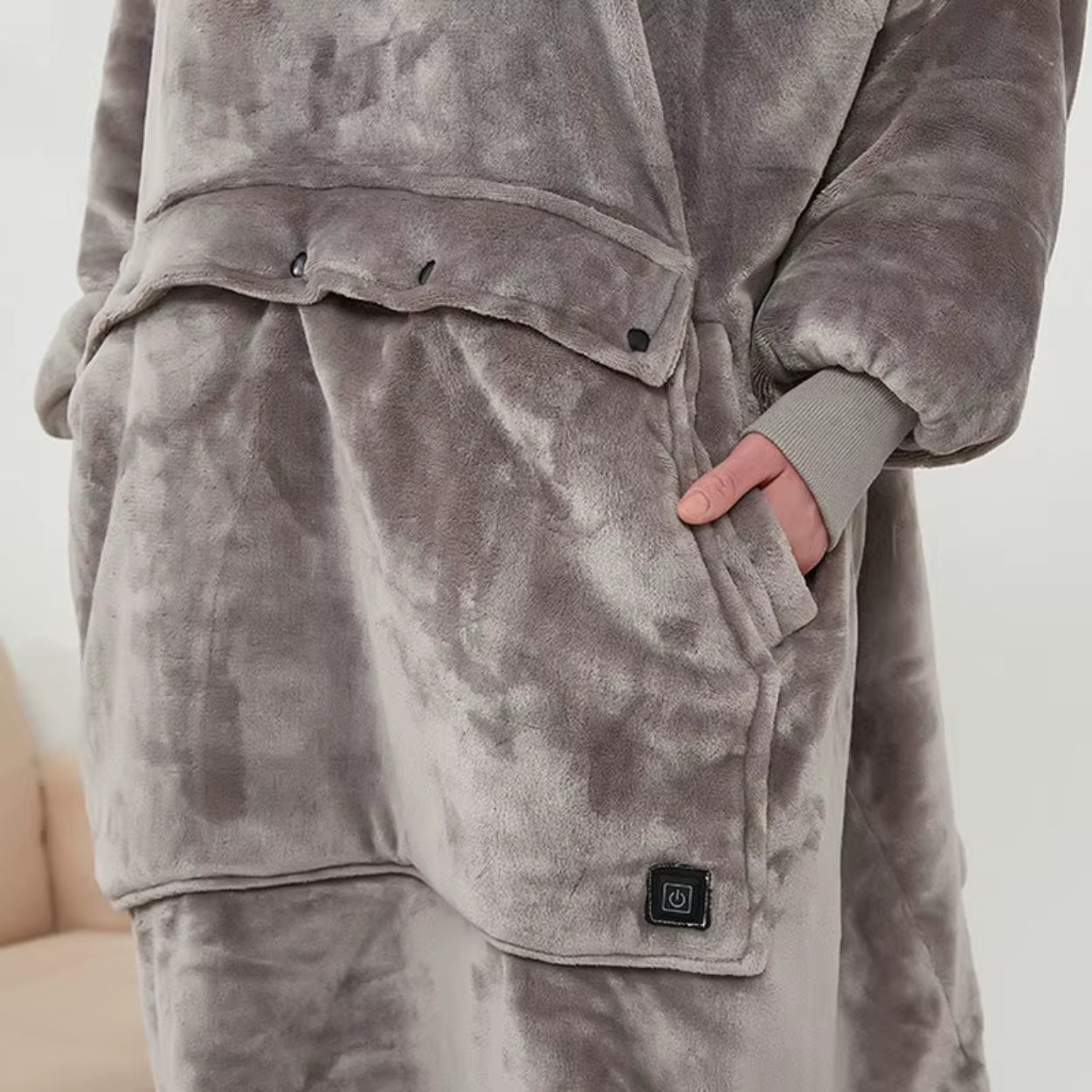 Sudadera con Capucha Eléctrica Calefactable con Calefacción USB