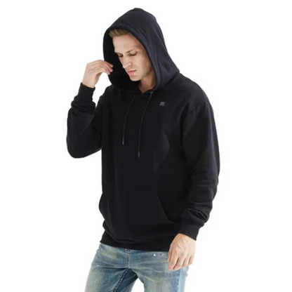 Sudadera con Capucha Eléctrica Calefactable para Invierno