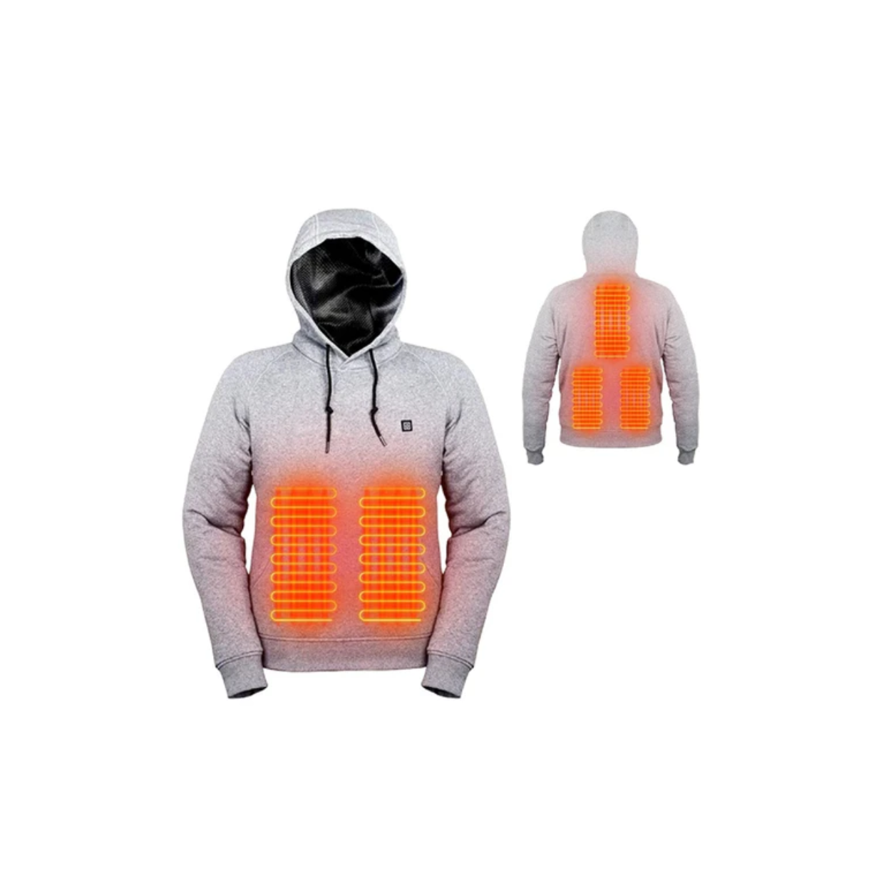 Sudadera con Capucha Eléctrica Calefactable para Invierno