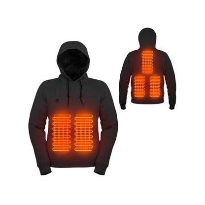 Sudadera con Capucha Eléctrica Calefactable para Invierno