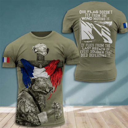 Camiseta Estilo Militar Camuflaje para Hombre