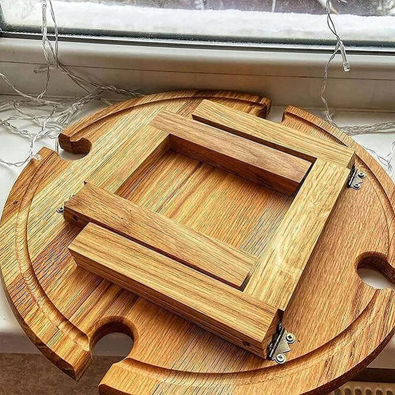 Mesa de Aperitivos de Madera Plantée Diseño Elegante
