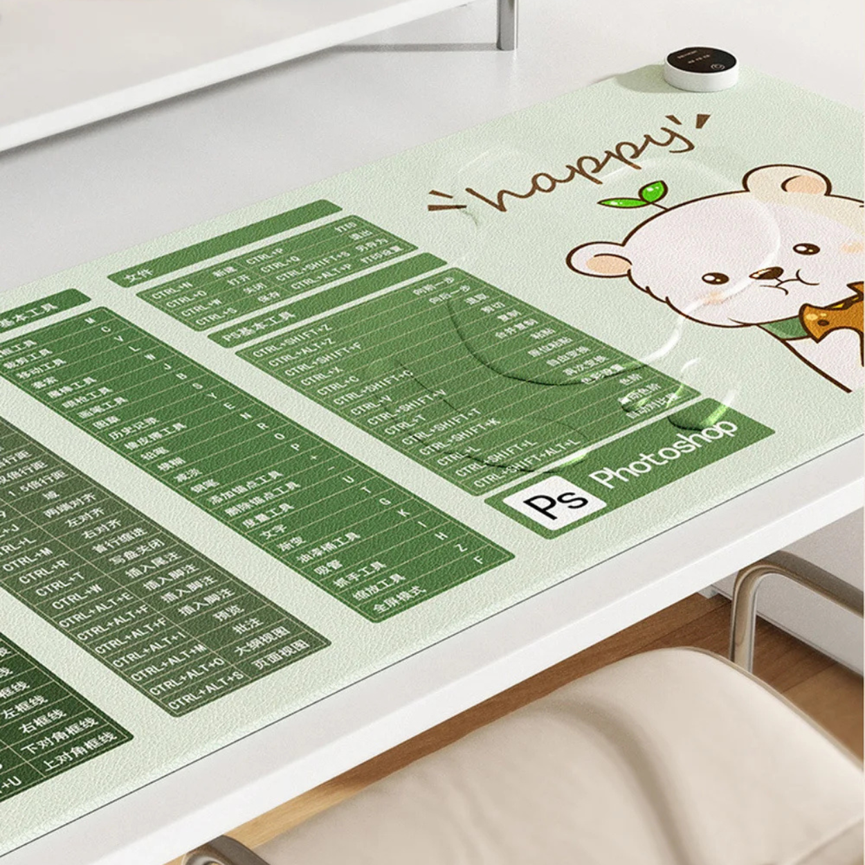 Alfombrilla de Ratón Calefactable Eléctrica para Oficina