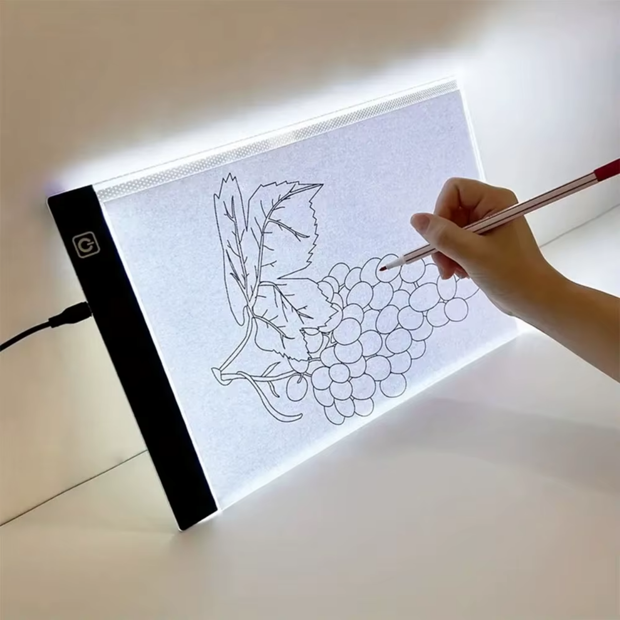 Tableta LED con Pantalla Gráfica Iluminada Ajustable para Dibujo