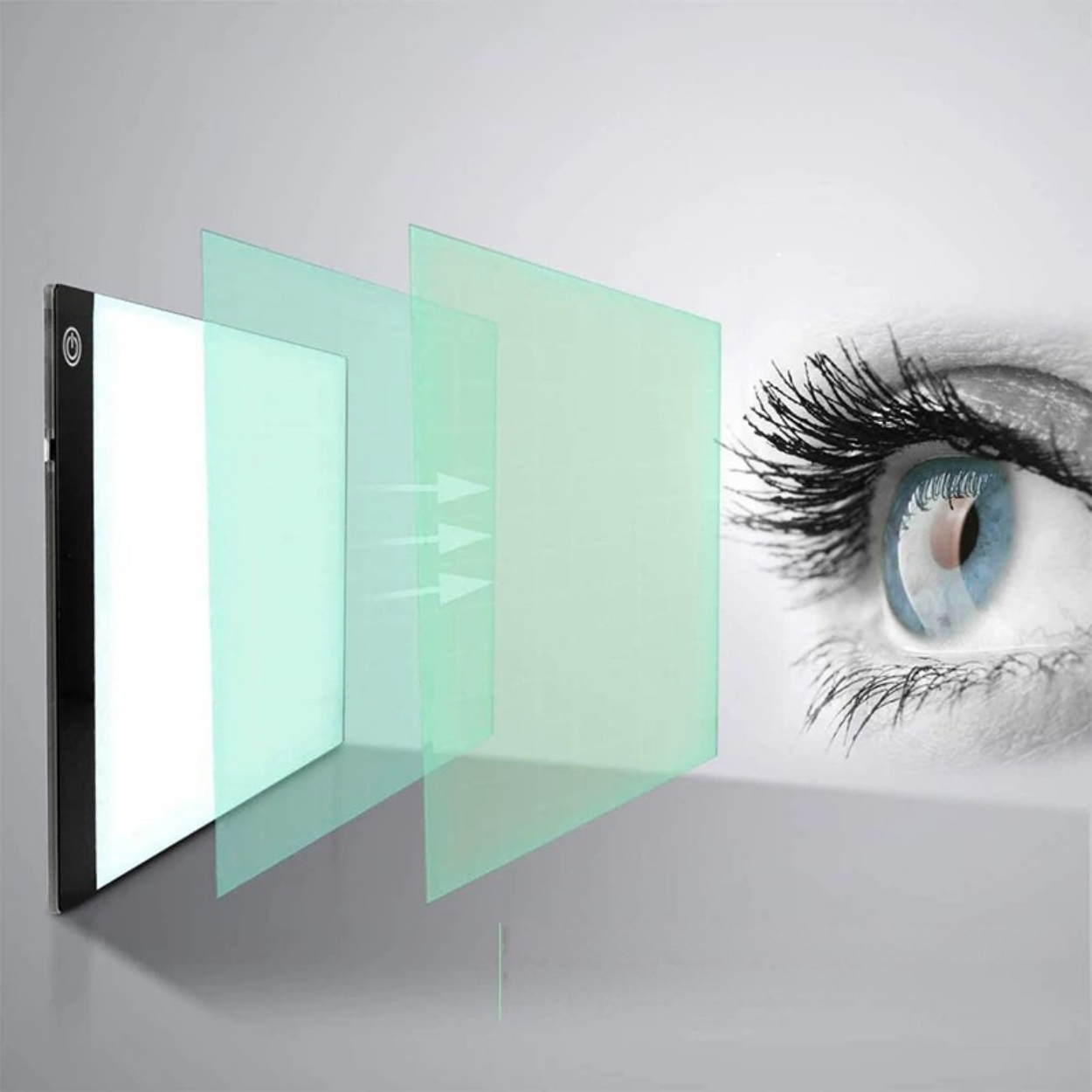 Tableta LED con Pantalla Gráfica Iluminada Ajustable para Dibujo