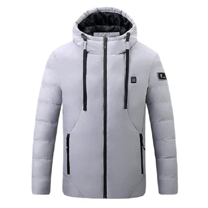 Chaqueta Calefactable Eléctrica con 4 Zonas de Calor Ajustables