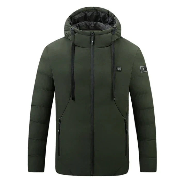Chaqueta Calefactable Eléctrica con 4 Zonas de Calor Ajustables